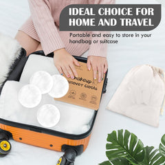 Reusable Makeup Remover Pads – 100-Piece Set & Drawstring Laundry Bag