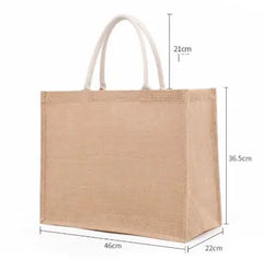 Eco-Friendly Blank Jute Handbag