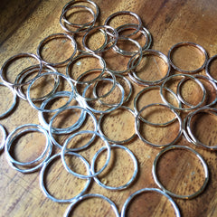 Textured Stacking Rings