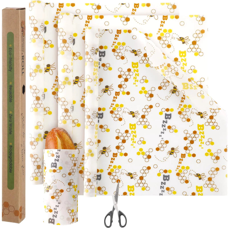 EcoWrap Beeswax Food Wraps – 3-Pack