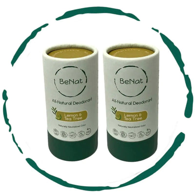 All-Natural, Plastic-Free Deodorant 2-Pack