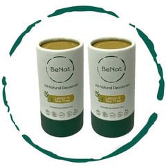 All-Natural, Plastic-Free Deodorant 2-Pack