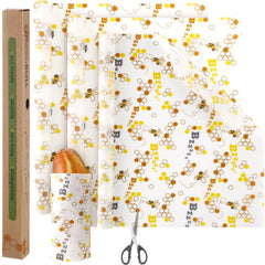 EcoWrap Beeswax Food Wraps – 3-Pack