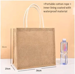 Eco-Friendly Blank Jute Handbag