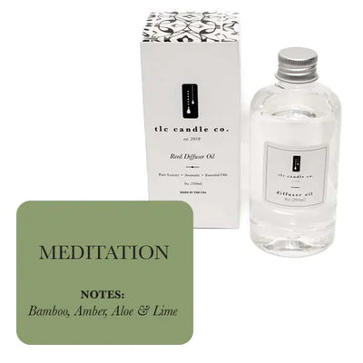 Meditation Diffuser Refill – Bamboo & Amber