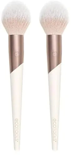 EcoTools Luxe Plush Powder Foundation Brush  (Pack of 2)